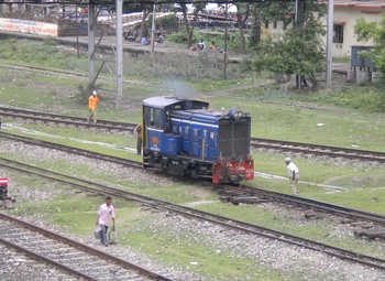NDM-6#605 is the proud hauler of Darjeeling Passenger from NJP