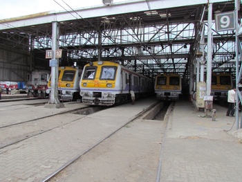 Mahalaxmi EMU shed from BCT South end (different angle)