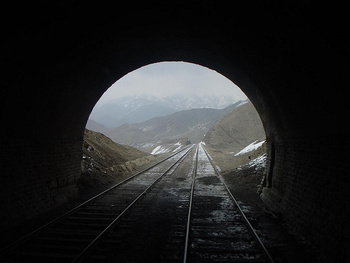 Tunnel on the line to Chaman