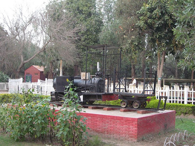 Preserved remnants of Andrew Barclay 0-4-0 locomotive built in 1927. Photo by Tauseef Ravian, 2006.