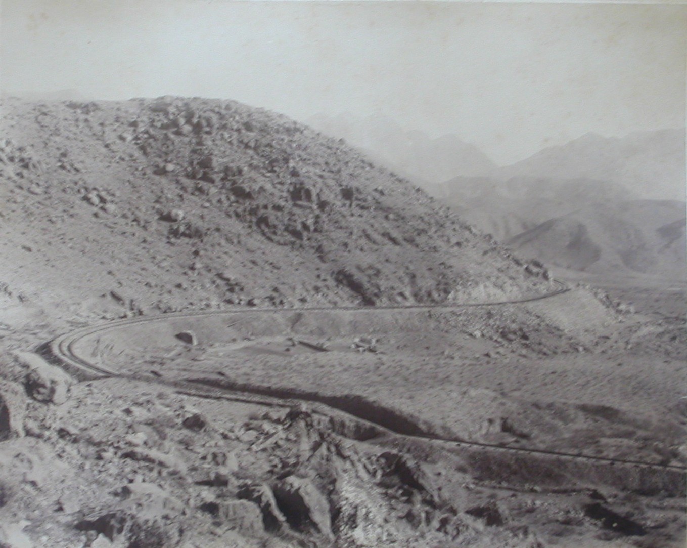 View of Bolan Pass railway line, 1890
