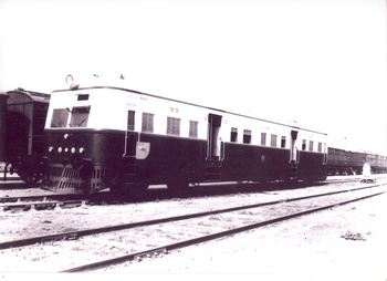 Rail Car at Rawalpindi Railway Station (1960s),