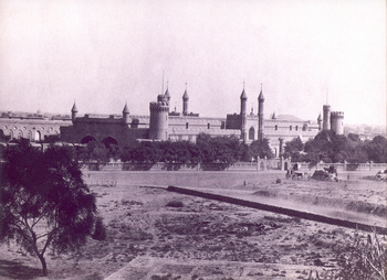 A view of Lahore Station in 1885-86