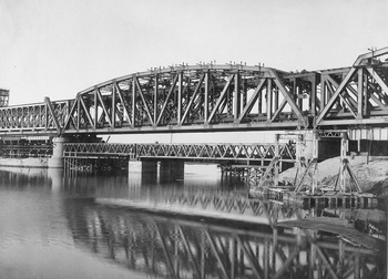 Conversion of Empress Bridge over Sutlej River from Single Line to Double Line Bridge in 1930