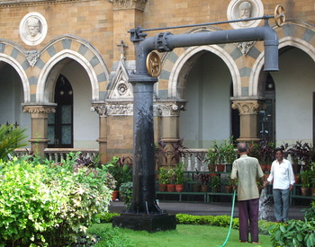 Water Column preserved at Chhatrapati Shivaji Terminus, Mumbai - Ghilzai