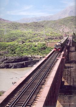 Rail-cum-Road Bridge at River Indus, Attock Khurd Railway Station