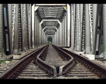 Perspective of Teesta Bridge