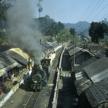 Tipong colliery mineworkers village, Assam