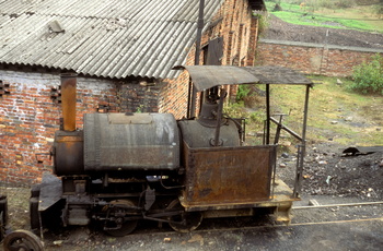 Steam locomotive at Ledo Brickyard 