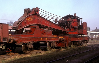 Steam crane 24 666  at Saharanpur