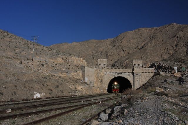 Entrance to Bolan Pass tunnel