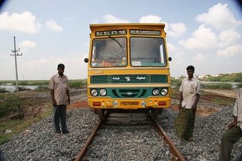 Unique vehicles used during gauge conversion