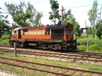 Bhagat ki Kothi WDM # 17323 at Sawai Madhopur (Dhirendra Maurya)