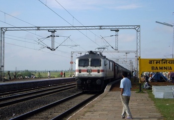 GZB WAP-7 # 30229 at Bamnia (Dhirendra Maurya)