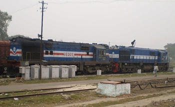 GD WDM-3A # 16205 & GD WDM-3D # 11251 at GD (Dhirendra Maurya)