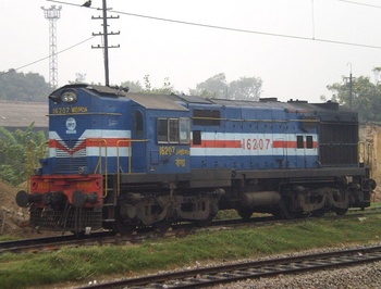 GD WDM-3A # 16207 at GD  (Dhirendra Maurya)