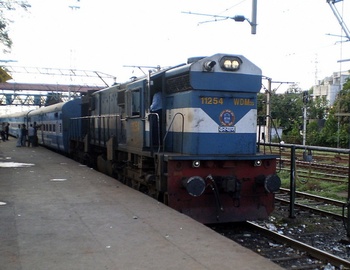 KYN WDM-3D # 11254 with AWB Janshatabdi express at IGP (Dhirendra Maurya)