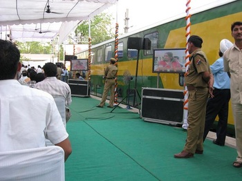 Double Decker coach at New Delhi