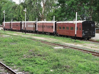 Narrow Gauge coaches at Nadiad