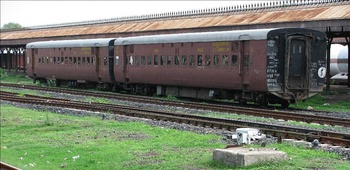 Metre Gauge AC coaches stabled at Sabarmati-1