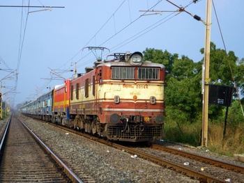 R DSC01861 - BRC WAM 4E #20566 & AJJ WAP 1 #22011 - 9024 FZR-BCT JANATA EXPRESS