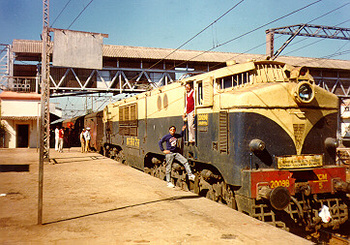 Footplating on the Pushpak Exp.