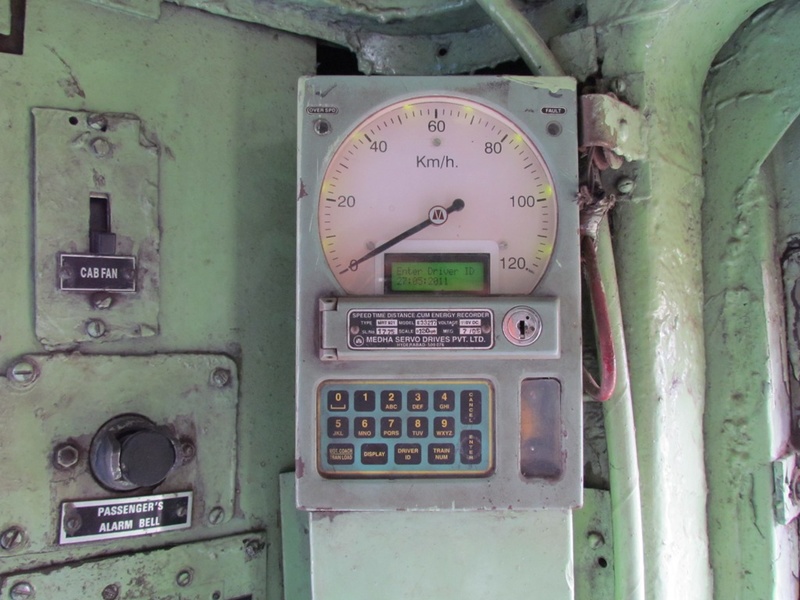 Speedometer in DC rake