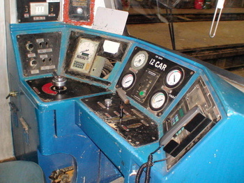 Controls of the 9xx Ac - Dc emu having an Mps of 100kph. (Arzan Kotval)