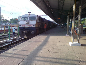 BGKT WDP4 40002 With 12392 shramjeevi SF Exp..... (Ami verma)