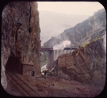 View of Chappar Rift bridge and tunnel