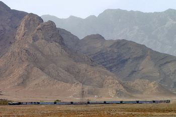 Train near spezand station