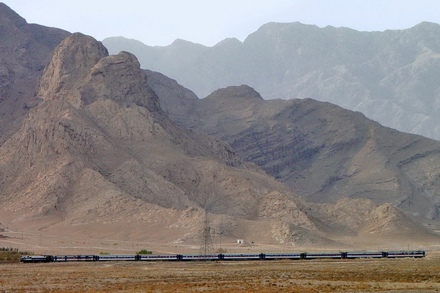 Train near spezand station