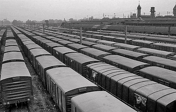 Goods Trains standing in Lahore Yard, Lahore Railway Station