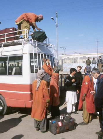 Bus arrival at Kotri Junction