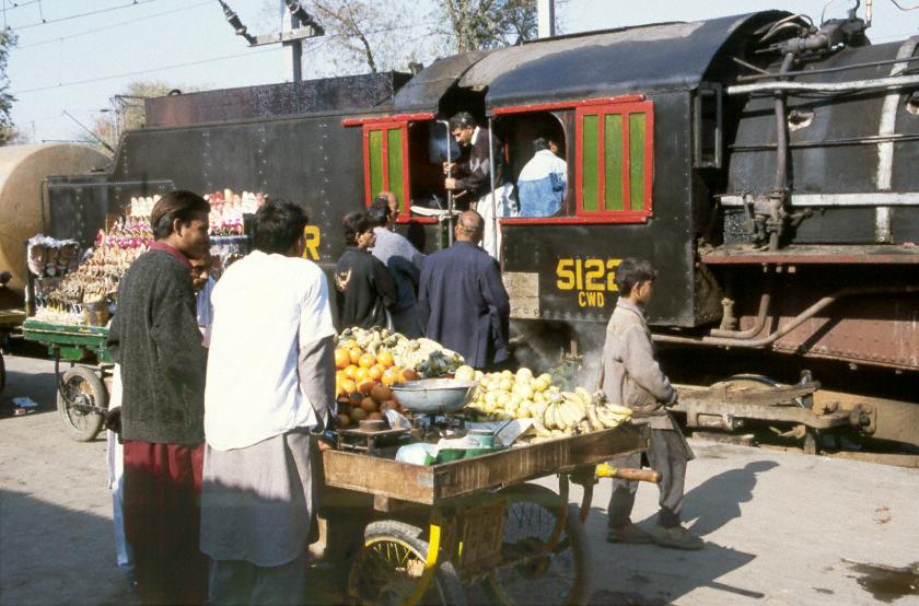 CWD loco on the platform