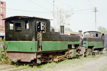 Katwa Jn. shed, AK15 &13 on shed