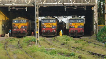 Photo of KYN WCAM3's waiting at Igatpuri DC Shed to do their respective duties of hauling Express/Pass trains to Mumbai. This sh
