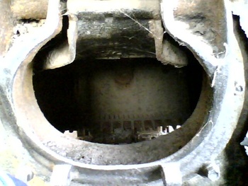 You should notice this...! This is the door of furnace of YP-2211..! Fireman throws the large amount of coal inside this..! Am I