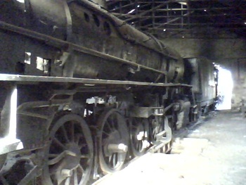 I found more two locos inside the Wankaner Loco Shed, The home of the black horses...! Sorry for the poor picture quality. By Al