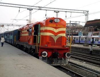 NKJ WDG-3A # 14980 with special train at BSR