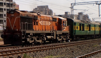 TKD WDM-3A # 16308R with BDTS DEE garib rath express_25.12.2009