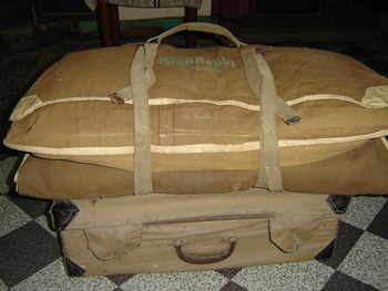 Holdall and suitcase