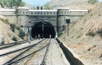 Khojak tunnel from Quetta side