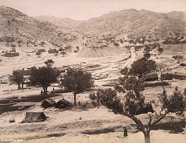 	View of Shelabagh, Khojak Pass, 1889