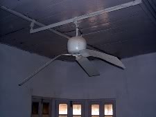 Dalbandin staff (AEN) residence interior - ceiling fan