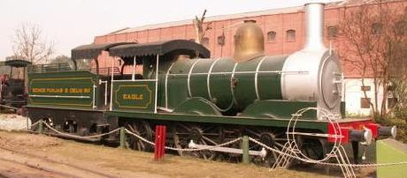 'Eagle', the oldest surviving locomotive in Pakistan (built in 1876)