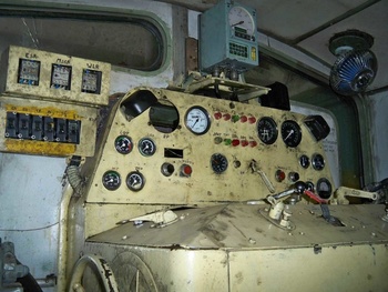 A close up of loco cabin of NDM-6# 600. (Arzan Kotval)