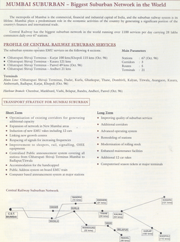 Central Railway brochure - page 2. Provided by Harsh Vardhan.