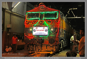 84th Birthday celebrations of Deccan Queen Express