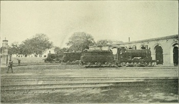 Locomotive turning station